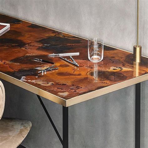 This table is a rare example of the super ellipse/circle design. Super ellipse Earth dining table in my home/studio. You ...
