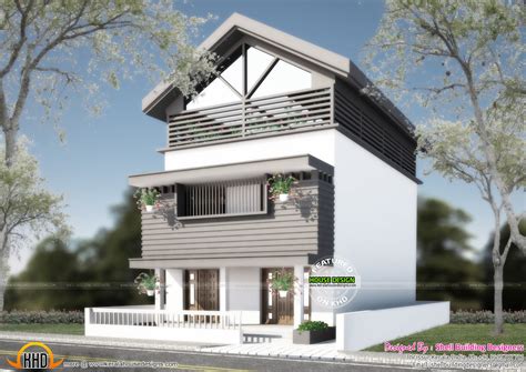 Beautiful Sloping Roof House Plan Keralahousedesigns