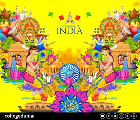 World Heritage Day India Poster India Culture India Painting