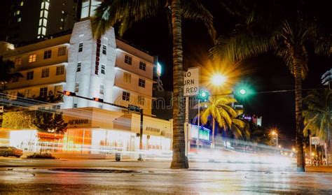 Collins Avenue Miami Beach Foto De Archivo Imagen De Calle Estados