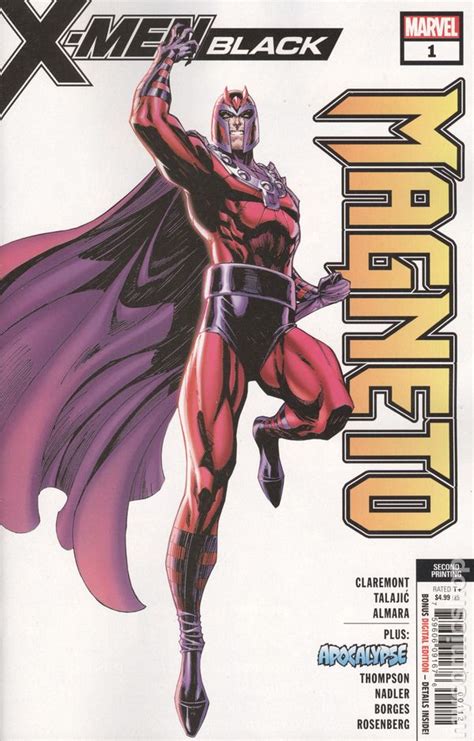 X-Men Black Magneto (2018) comic books
