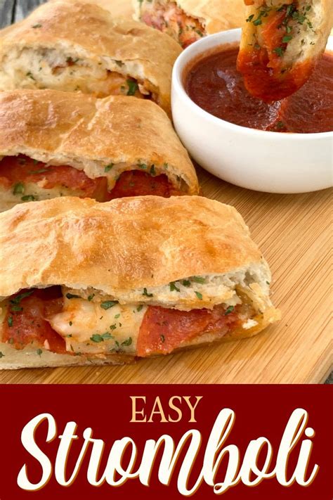 Take the frozen rolls out of the freezer. Easy Stromboli Pizza in 2020 | Interesting food recipes ...