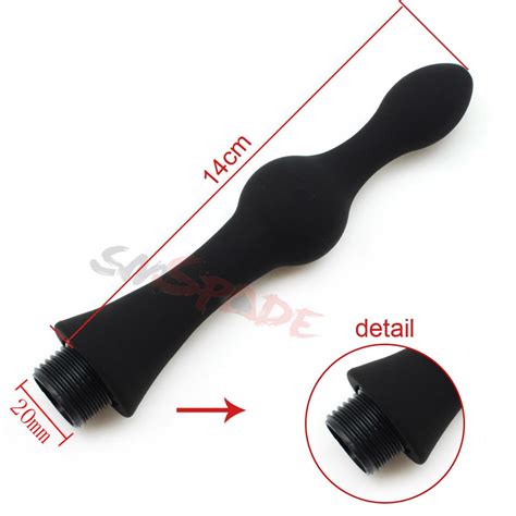 Silicone Nozzle Attachment For Shower Enema Douche Shower Soft Spray Nozzle Accessories Anal