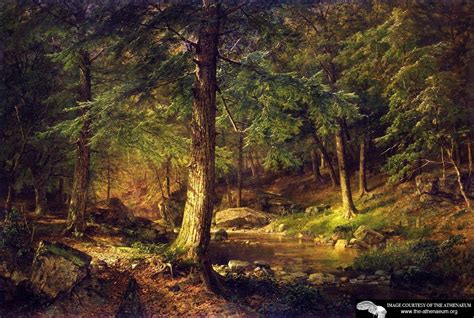 Forest Scene William Trost Richards 1875 Landscape Paintings