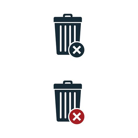 Trash Can Do Not Discard Icon Design Template Elements 10477956 Vector