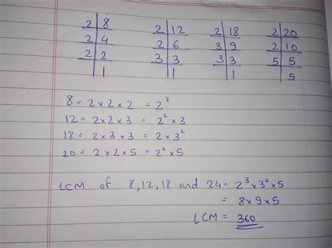 LCM By Division Method||LCM Of Digits|8 18 24||LCM, 44% OFF