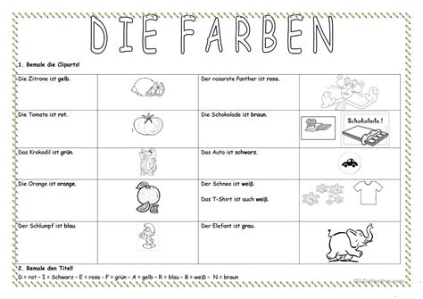 Kostenlose ausmalbilder von buchstaben a bis z. Farben | Deutsch lernen, Lernen, Arbeitsblätter