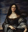 a painting of a woman with long hair