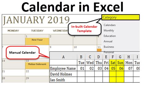 How To Create A Yearly Calendar In Excel Using Formulas Tutor Suhu