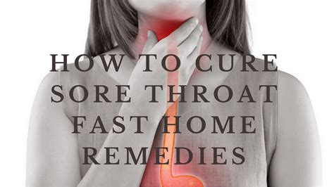 How To Cure Sore Throat Fast Home Remedies Asmr Balanced Genesis