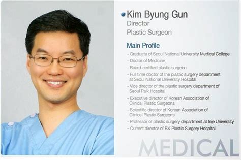 Bk Plastic Surgery Local Consultation And Surgery With Dr Kim Byung