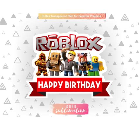 Free Printable Roblox Birthday