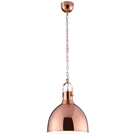 Never install pendant lights from a ceiling where they will hang low enough for people to walk into them. Light Copper Hanging Pendant Light Fitting With Chain