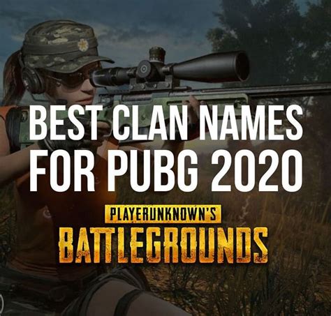 Best Clan Names For Pubg 2020 List Of Unique Cool And Stylish Pubg
