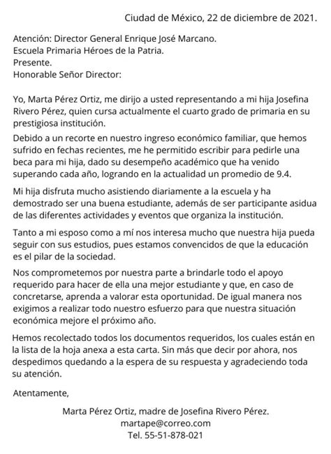 Carta Para Solicitud De Beca Formatos Y Ejemplos Word Para Imprimir