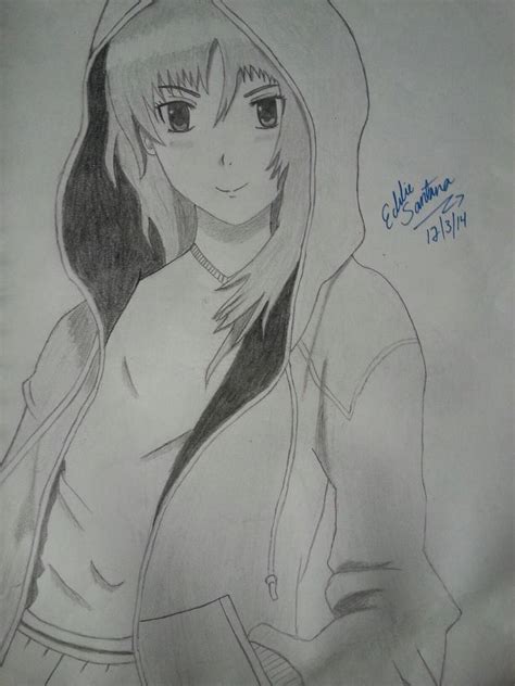 Hooded Anime Girl By Bragknight On Deviantart