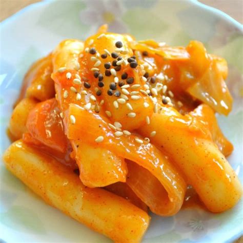 Rice Cake Stir Fry With Soy Sauce Gungjung Tteokbokki Kimchimari