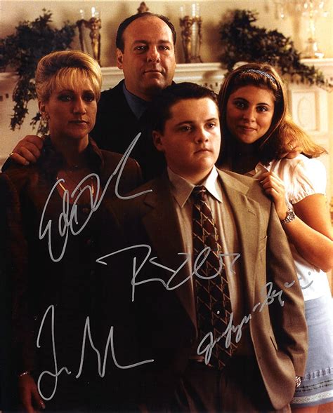 The Sopranos Cast Signed James Gandolfini Autographed 8 X 10 Rp Photo