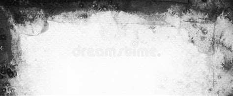 Black And White Abstract Watercolor Painting Texture Background Stock