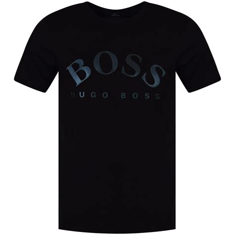 Hugo Boss Athleisure Black Large Logo T Shirt Men From Brother2brother Uk