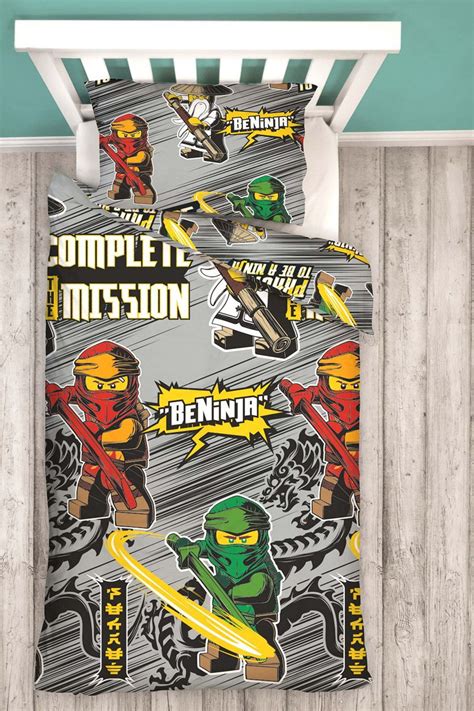 Lego Ninjago Mission Reversible Duvet Cover Set Buy Online In South