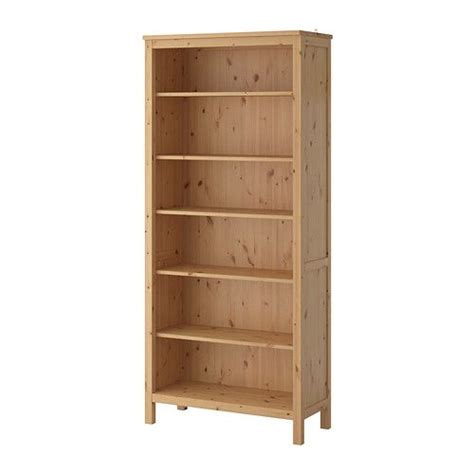 Ikea Hemnes Bookcase Light Brown Solid Wood Has A Natural Feel