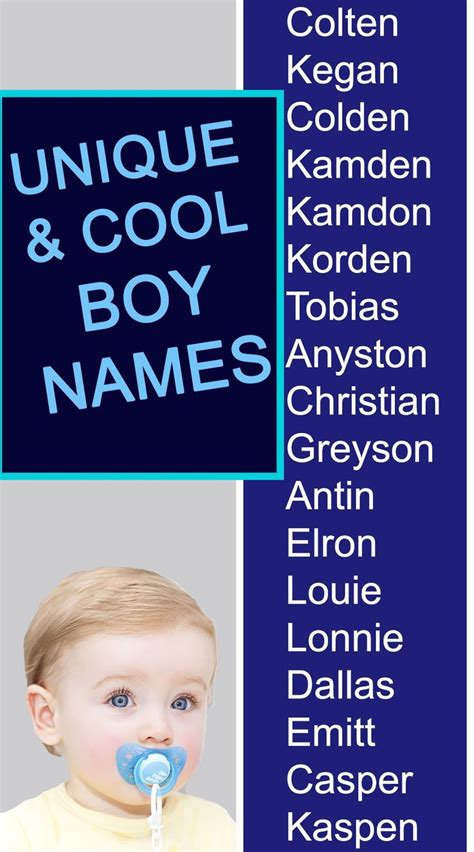 Over 150 Unique And Strong Baby Boy Names Unique Baby Boy Names