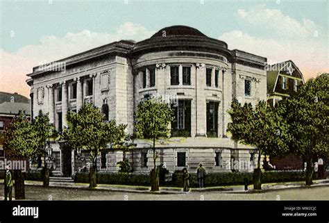 Carnegie Library Atlantic City 1923 Stock Photo Alamy