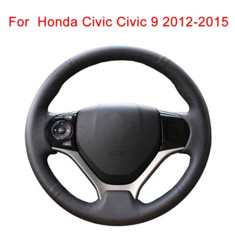 Customize Car Steering Wheel Cover For Honda Civic Civic 9 2012 15