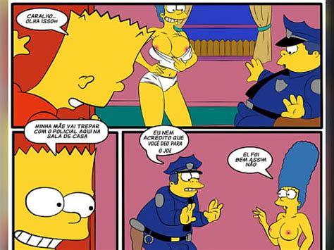 Hist Ria Em Quadrinho Porn Cartoon Par Dia Os Simpsons Sexo O