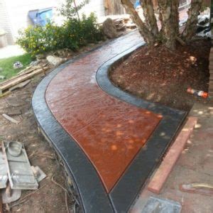 Love the look of concrete crafts? DIY Stamped Concrete Walkway | Redi-Mix Colors