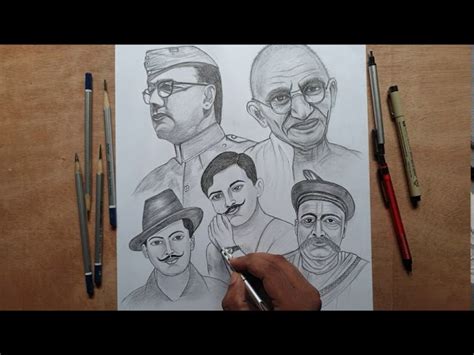 Details More Than Freedom Fighters Pencil Sketch Latest In Eteachers