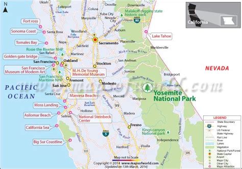 Yosemite National Park Travel Information Map Location Facts Best