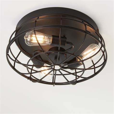 Here's what you need to know about taking care of your ceiling fan. Industrial Grill Ceiling Light - Shades of Light