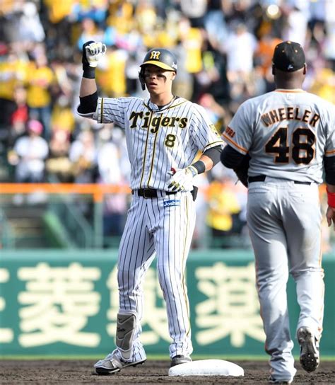 阪神が先制 佐藤輝タイムリー 苦手高橋を撃破甲子園お祭り騒ぎ 阪神タイガース デイリースポーツ online