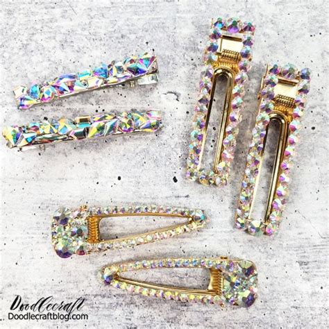 How To Make Rhinestone Hair Clips