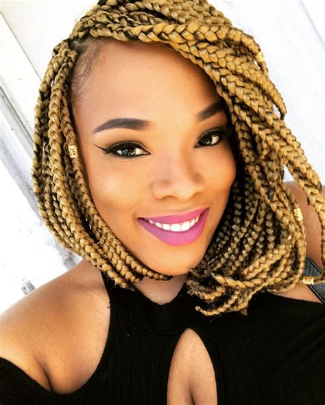 bob box braids box braids braid styles box braids in a bob pixie braids hairstyles braids for