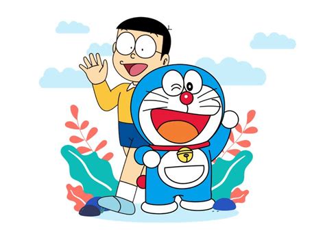 Detail Mewarnai Gambar Doraemon Dan Kawan Kawan Koleksi Nomer 18