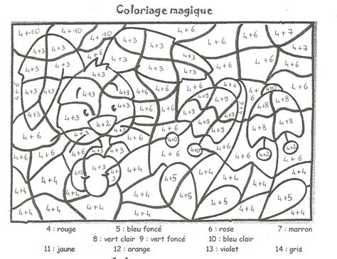 20 dessins de coloriage Magique Ce1 Lecture à imprimer