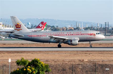 Air Canada A319 114 Landing At Lax On August 7 2018 San Jose