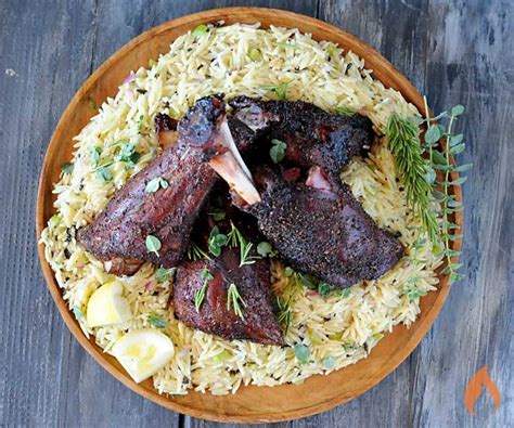 Smoked cod can easily be bought and makes a great foundation for many recipes like soup, fishcakes, pie and kedgeree. Australian Smoked Lamb Shanks with Lemon Orzo | Recipe ...