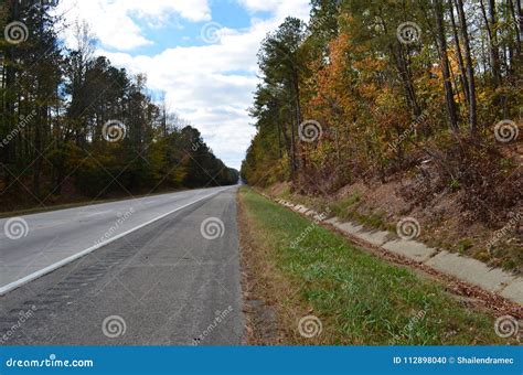 Road With Trees Both Side Stock Photo Image Of Side 112898040