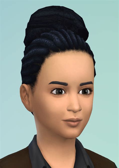 Sims 4 Hairs Birksches Sims Blog Dread Puff Hair For Girls Hot Sex