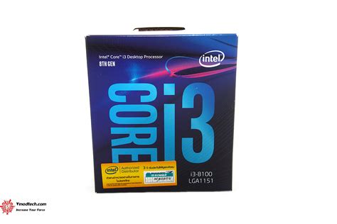 หน้าที่ 1 Intel Core I3 8100 Processor Review Review