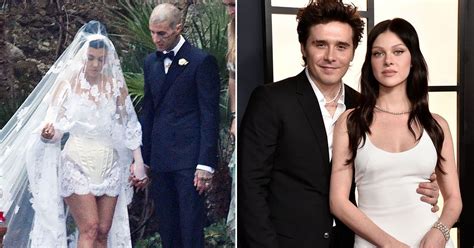 most popular celebrity wedding dresses of 2022 nicola peltz to kourtney kardashian mirror online