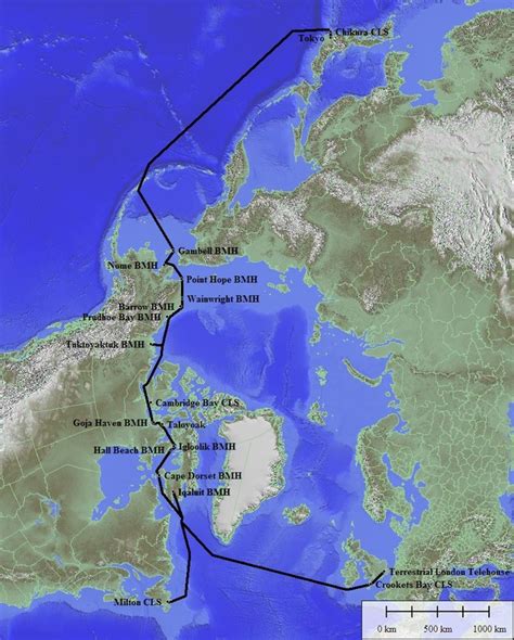 North Of 56 Infrastructure Arctic Fibre Plans Circum Polar Fibre Link