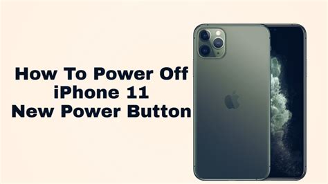 Iphone 11 How To Switch Off And Restart New Power Button Iphone 11 Pro