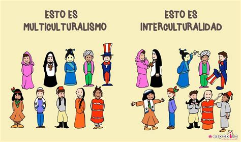 Esta Imagen Representa La Diferencia Que Existe Entre La Multiculturalidad Y La Interculturalid