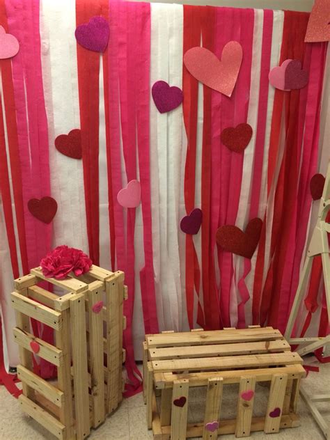 Valentine Backdrop Selfie Booth Valentine Backdrop Valentine Day