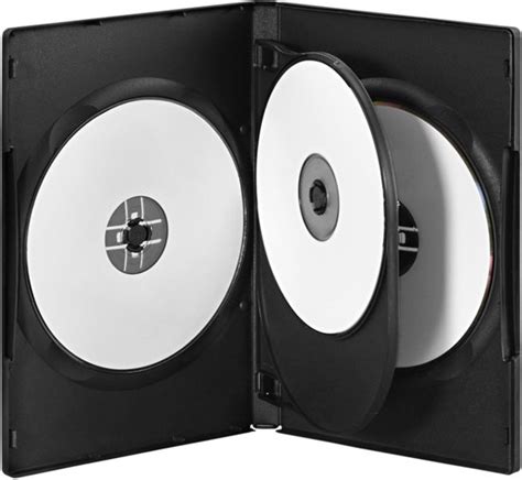 Deltaco Dvd 54 Hard Plastic Dvd Cd Hoes Voor 4 Schijven